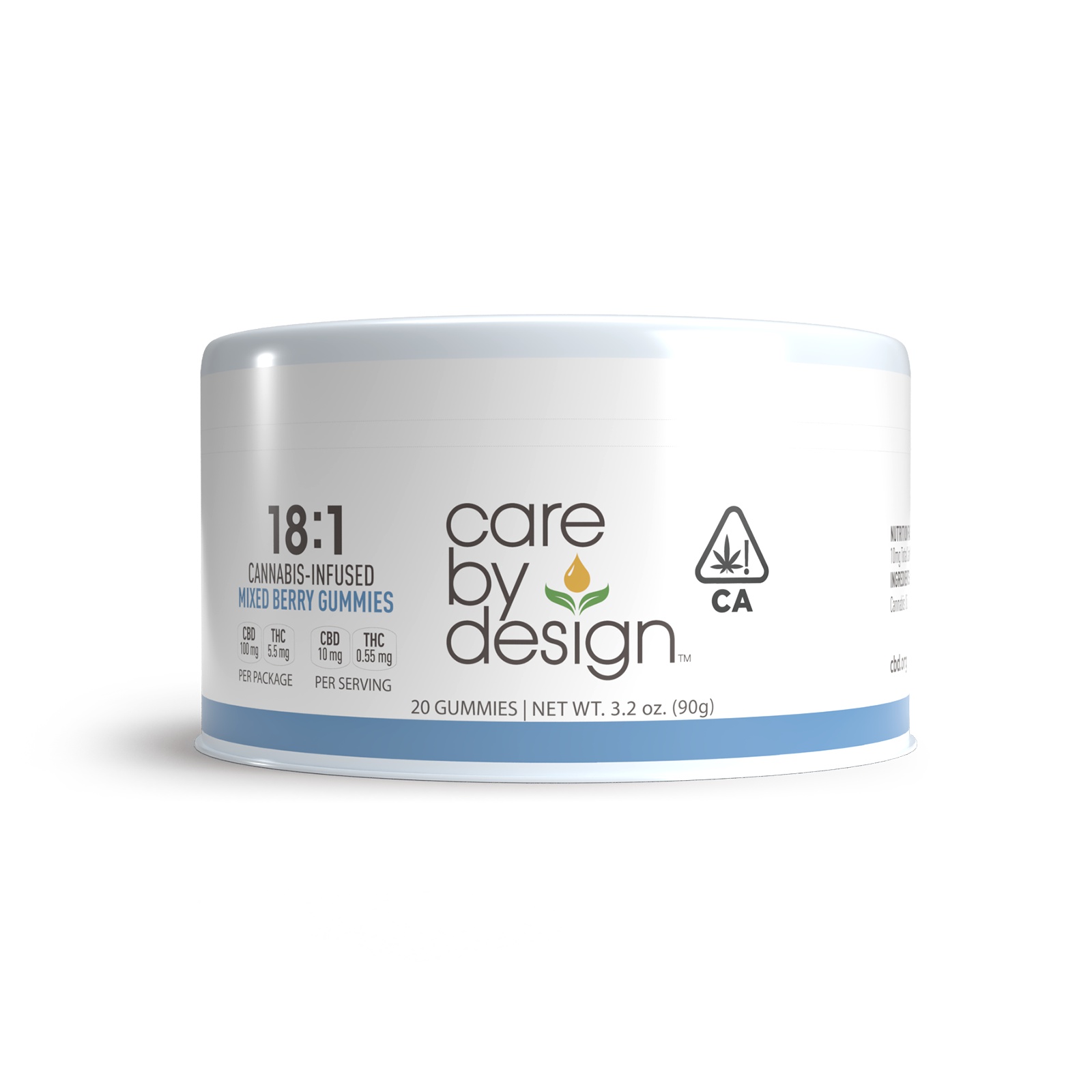 Care by Design - Mixed Berry 18:1 CBD/THC - Gummy - 100 on Hoodie